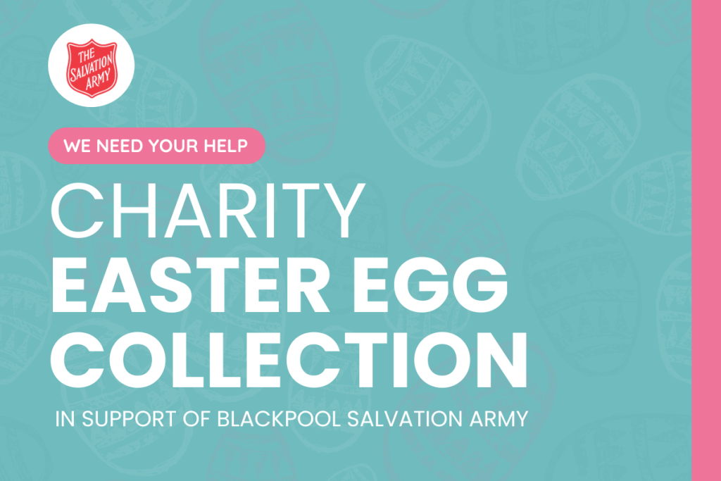 Charity Easter Egg Collection In Support Of Blackpool Salvation Army